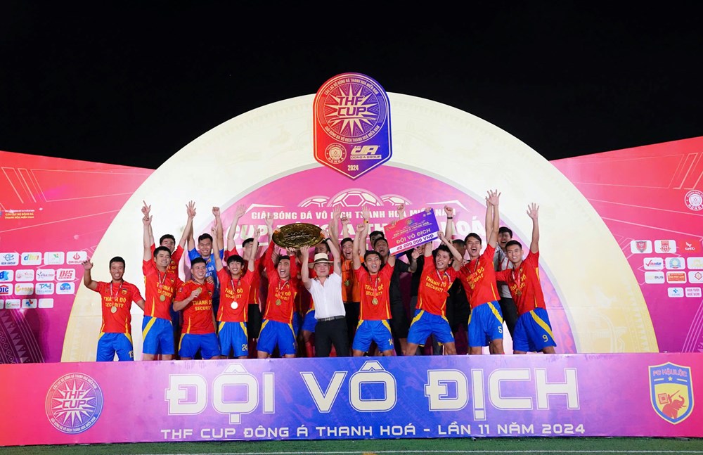Hậu Lộc FC bảo vệ thành công chức vô địch giải bóng đá Thanh Hoá miền Nam - ảnh 2