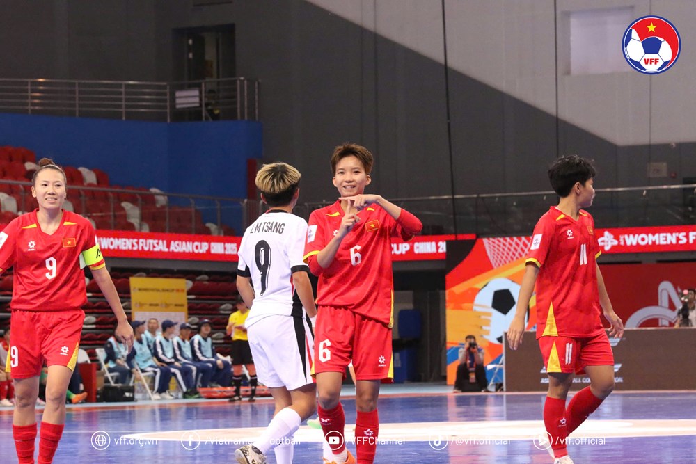 Đội tuyển Futsal nữ Việt Nam thắng trận đầu tại vòng loại World Cup 2025 - ảnh 2