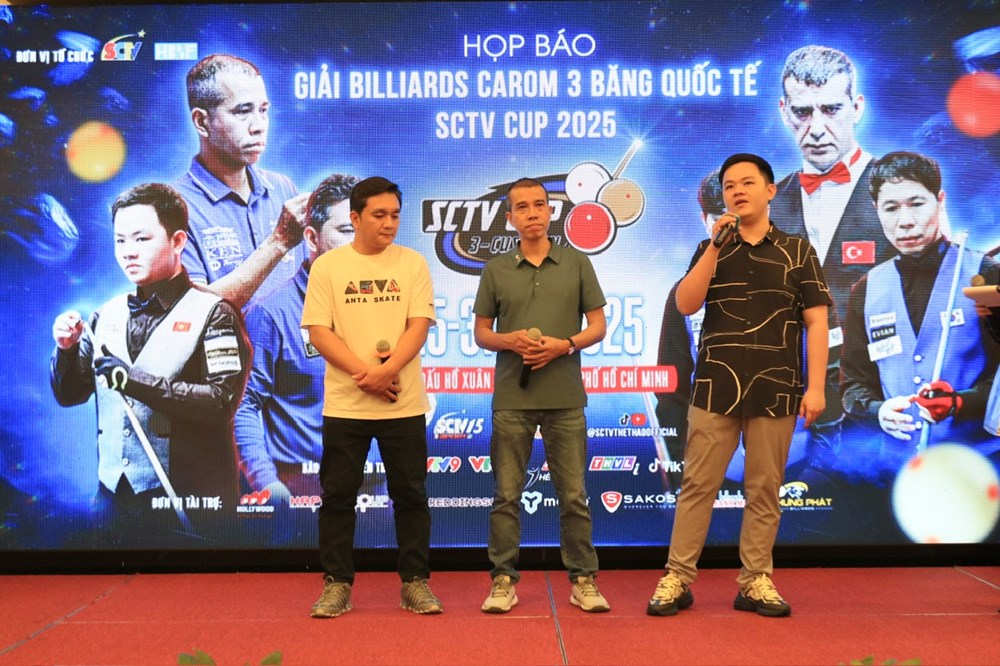 Tiền thưởng “khủng” tại Giải Billiards Carom 3 băng quốc tế SCTV Cup 2025 - ảnh 2