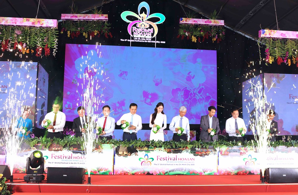 TP.HCM: Khai mạc Festival hoa lan lần 3 năm 2025 - ảnh 3