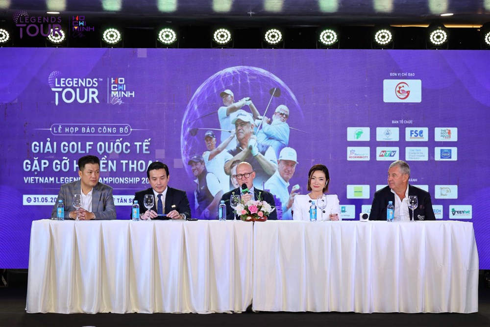 60 huyền thoại golf thế giới tranh tài tại Vietnam Legends Championship 2025 - ảnh 1