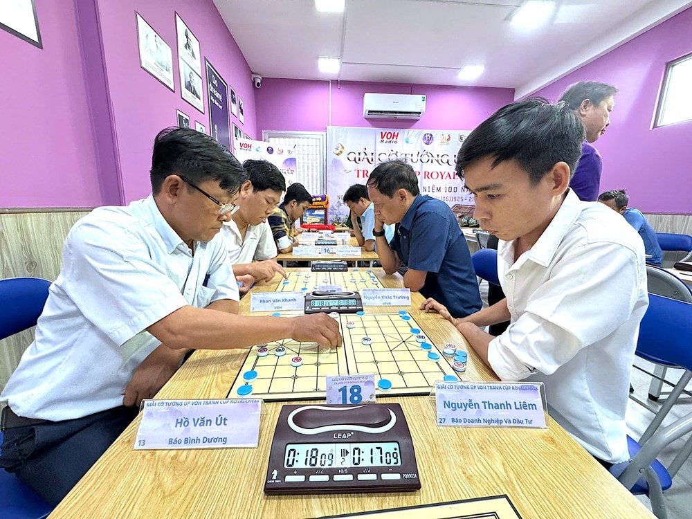 Gắn kết những người làm báo tại Giải cờ tướng úp VOH - tranh cúp RoyalChess 2025 - ảnh 2