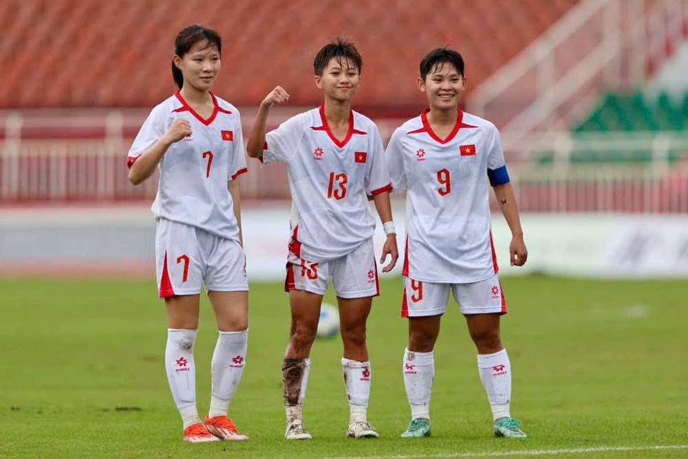 U19 nữ Việt Nam vào bán kết giải Đông Nam Á với ngôi nhất bảng - ảnh 2