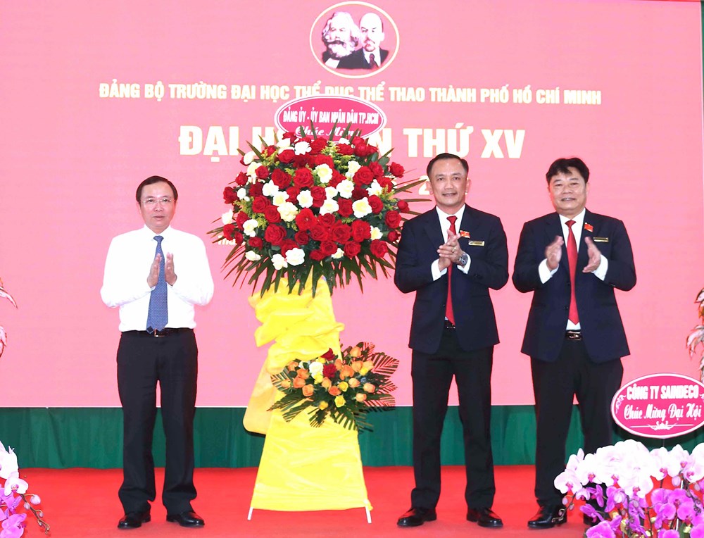 Trường Đại học TDTT TP.HCM tổ chức thành công Đại hội Đảng bộ nhiệm kỳ 2025–2030 - ảnh 3