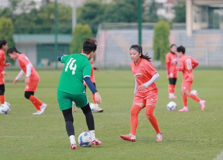 Xem đội tuyển bóng đá nữ Việt Nam thi đấu vòng loại Asian Cup 2026 ở đâu, kênh nào? - ảnh 1