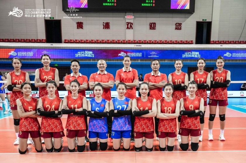 Đội tuyển bóng chuyền nữ Việt Nam xếp hạng tư giải quốc tế Thượng Hải - ảnh 1