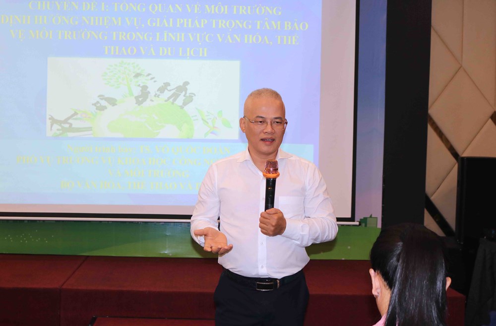 TP.HCM: Khai mạc Lớp tập huấn về công tác bảo vệ môi trường trong lĩnh vực VHTTDL  - ảnh 4