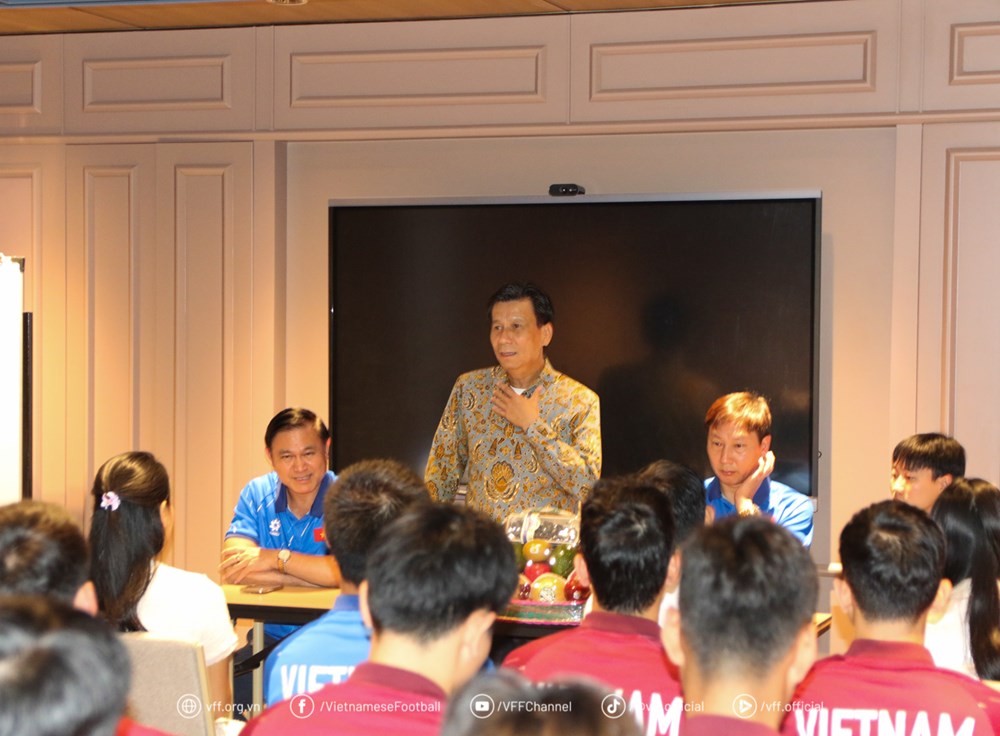 U23 Việt Nam được tiếp sức trước trận bán kết giải U23 Đông Nam Á 2025 - ảnh 1