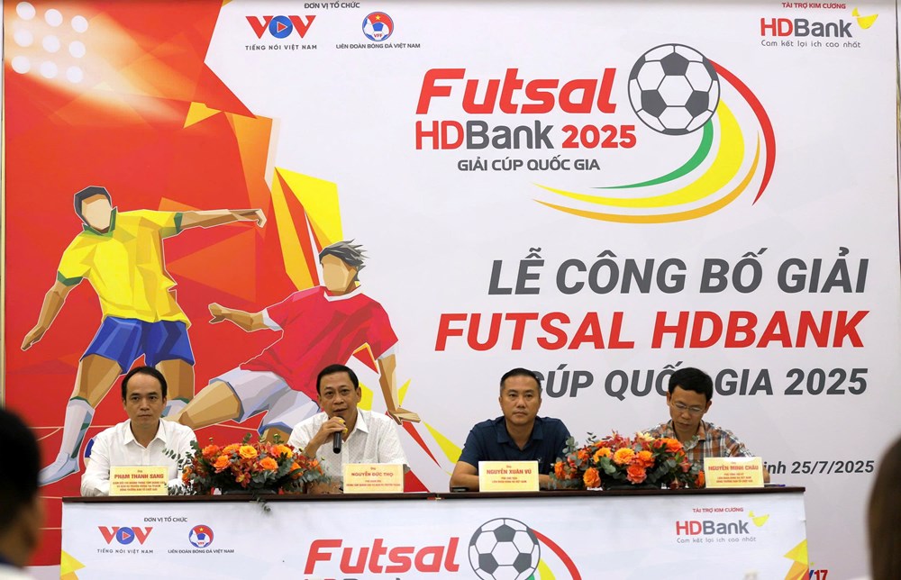 8 đội dự tranh Giải Futsal HDBank Cúp Quốc gia 2025  - ảnh 1