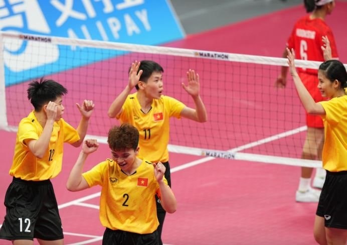 Cầu mây nữ Việt Nam giành HCB giải thế giới - ảnh 1