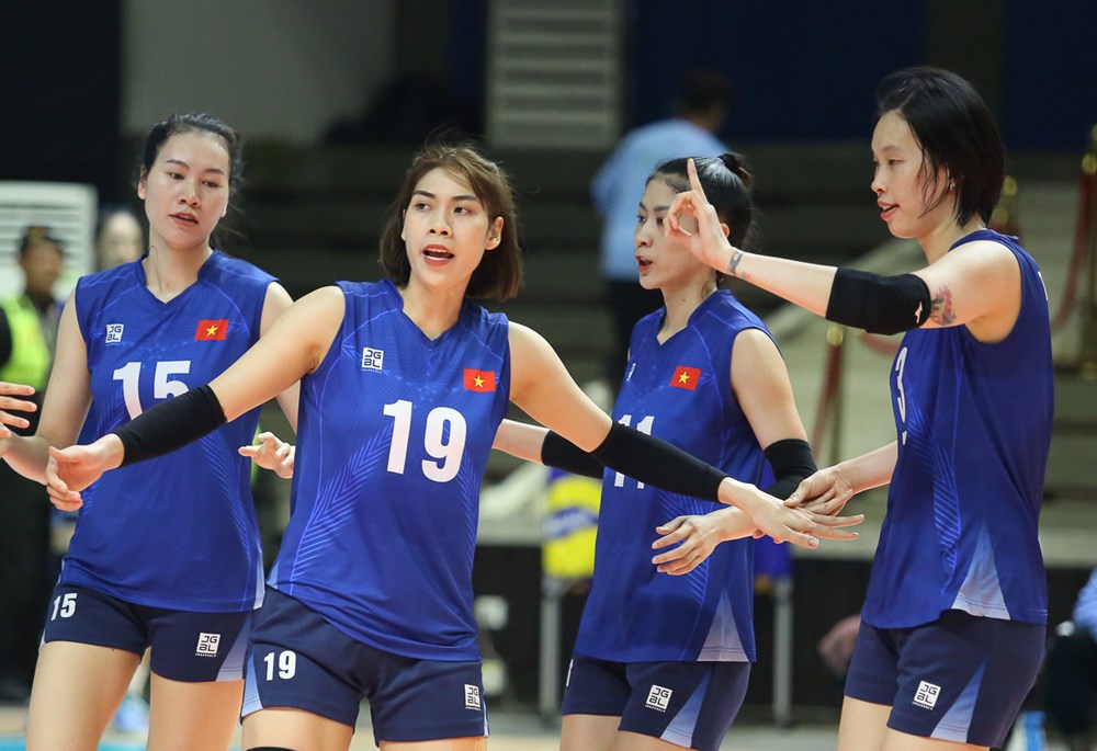 Đội tuyển bóng chuyền nữ Việt Nam thắng trận thứ hai tại SEA V.League 2025 - ảnh 1