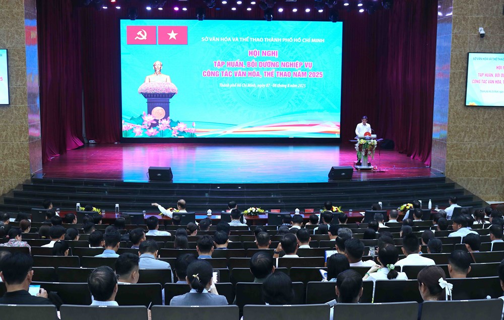 TP.HCM tổ chức Hội nghị tập huấn, bồi dưỡng nghiệp vụ công tác văn hóa, thể thao năm 2025 - ảnh 1