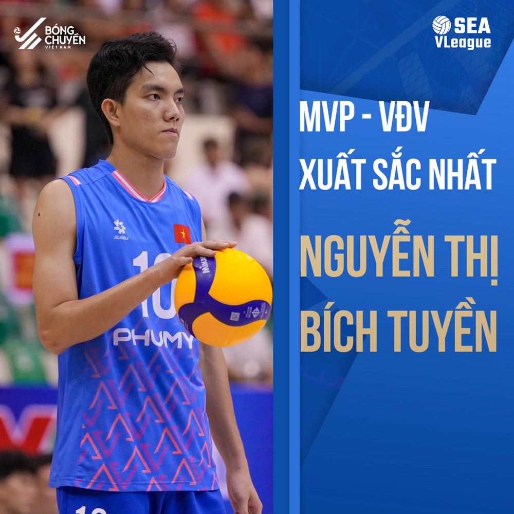 Bích Tuyền giành cú đúp danh hiệu cá nhân tại chặng 2 SEA V.League 2025 - ảnh 1