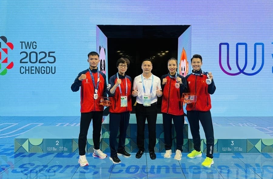 Wushu mang về huy chương đầu tiên cho Việt Nam tại World Games 2025 - ảnh 1