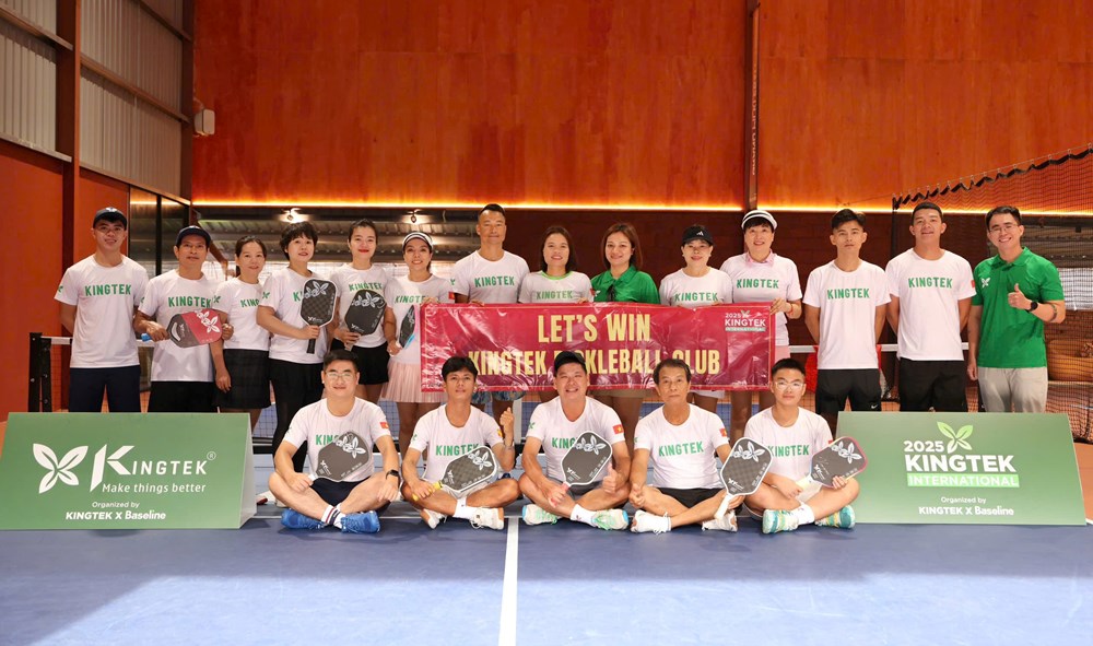 Giải Pickleball Kingtek Internationl 2025 thành công tốt đẹp - ảnh 1