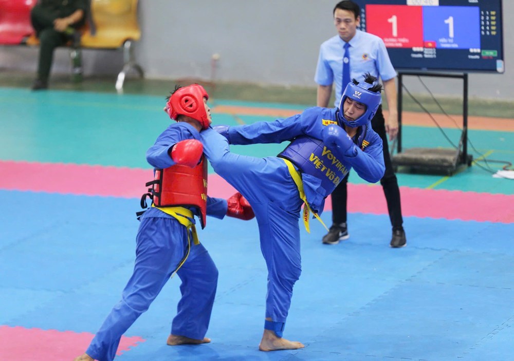 Giải Vovinam VĐQG 2025 diễn ra tại Vĩnh Long - ảnh 1
