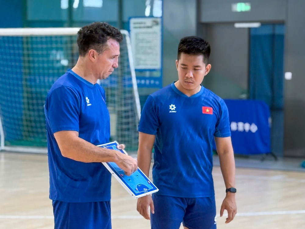 Đội tuyển Futsal Việt Nam tích cực chuẩn bị cho vòng loại giải châu Á - ảnh 1