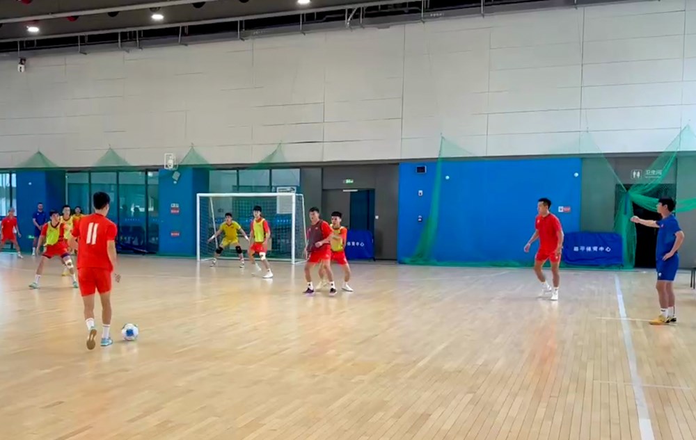 Đội tuyển Futsal Việt Nam tích cực chuẩn bị cho vòng loại giải châu Á - ảnh 2