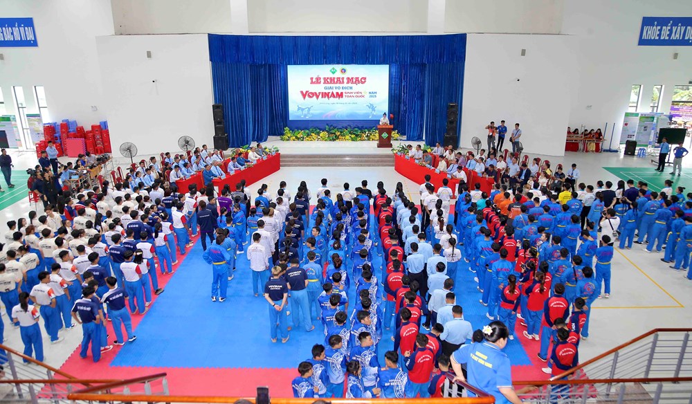 Hơn 500 VĐV, HLV tham dự Giải Vovinam sinh viên toàn quốc 2025 - ảnh 1
