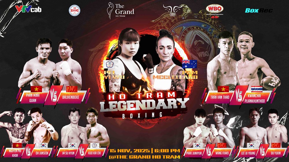 Ba võ sĩ Việt Nam thượng đài tại sự kiện boxing Ho Tram Legendary - ảnh 3