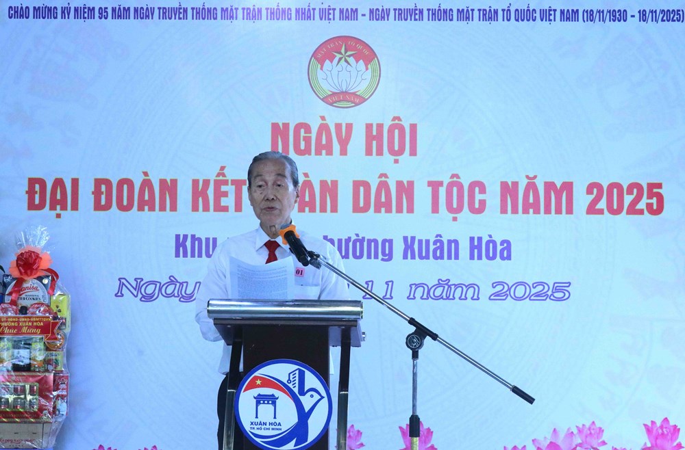 Phường Xuân Hòa (TP.HCM) tổ chức Ngày hội Đại đoàn kết toàn dân tộc 2025 - ảnh 3