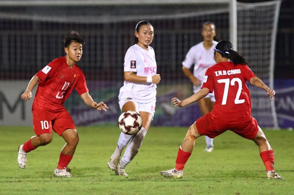 Huỳnh Như lập siêu phẩm, CLB nữ TP.HCM thắng trận ra quân “Cúp C1 châu Á” - ảnh 1