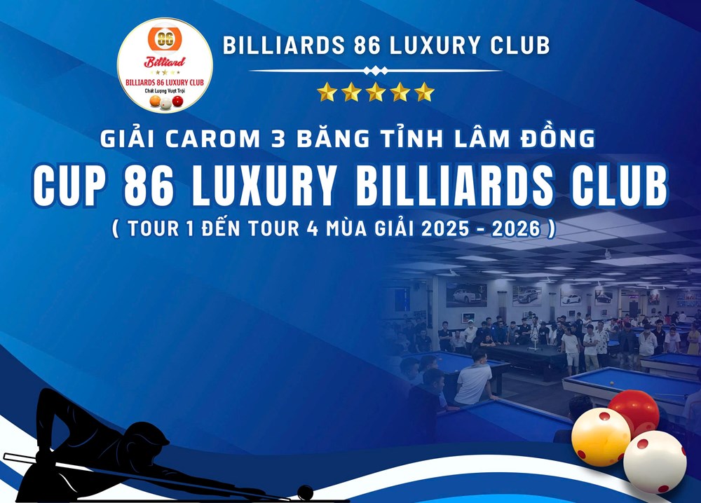 Chuỗi Tour đấu hấp dẫn tại Giải Billiards Carom 3 băng tỉnh Lâm Đồng - ảnh 1