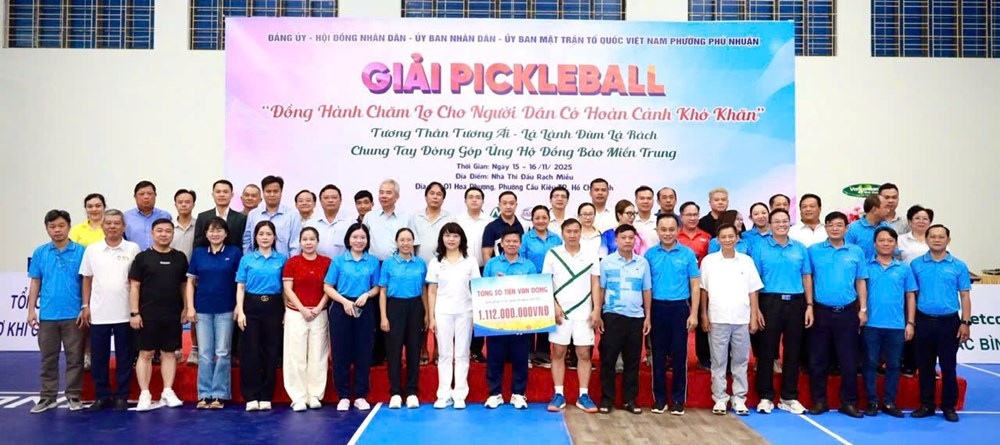 Phường Phú Nhuận (TP.HCM) tổ chức Hội thao, vận động hơn 1 tỉ đồng chăm lo cho người dân khó khăn - ảnh 3