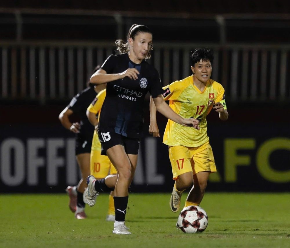 CLB nữ TP.HCM vào tứ kết giải châu Á với ngôi nhì bảng - ảnh 1