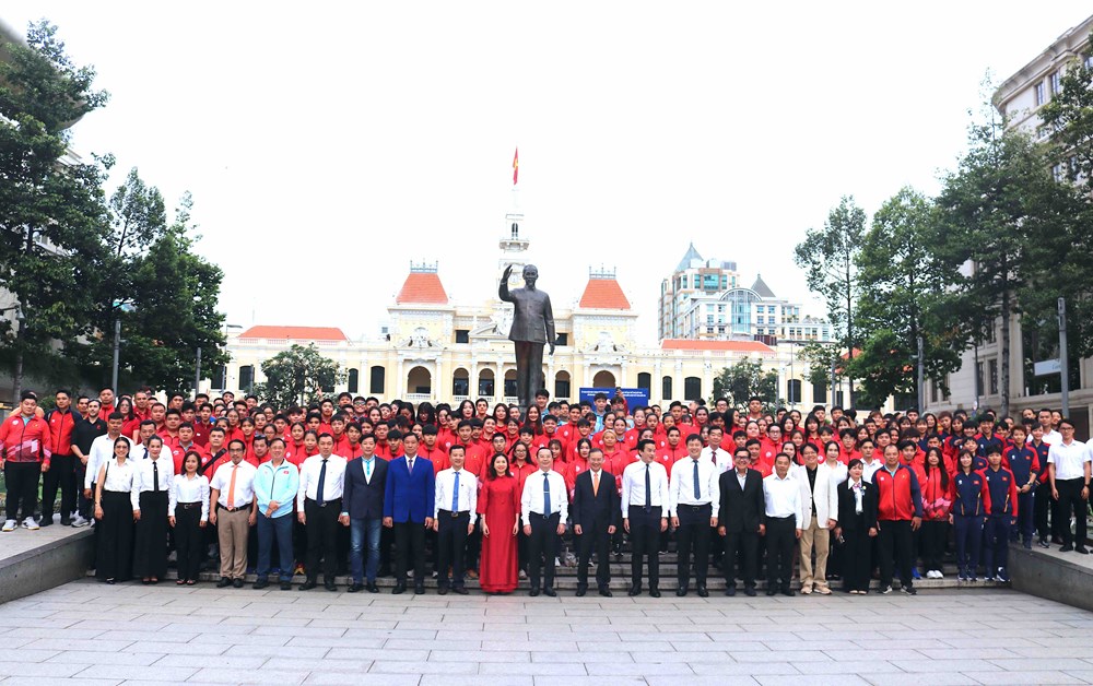 Đoàn Thể thao Việt Nam khu vực phía Nam làm lễ xuất quân tham dự SEA Games 33 - ảnh 1