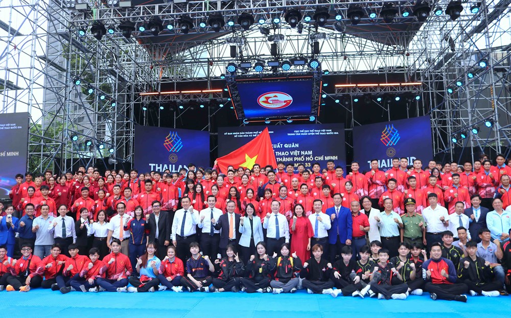Đoàn Thể thao Việt Nam khu vực phía Nam làm lễ xuất quân tham dự SEA Games 33 - ảnh 8