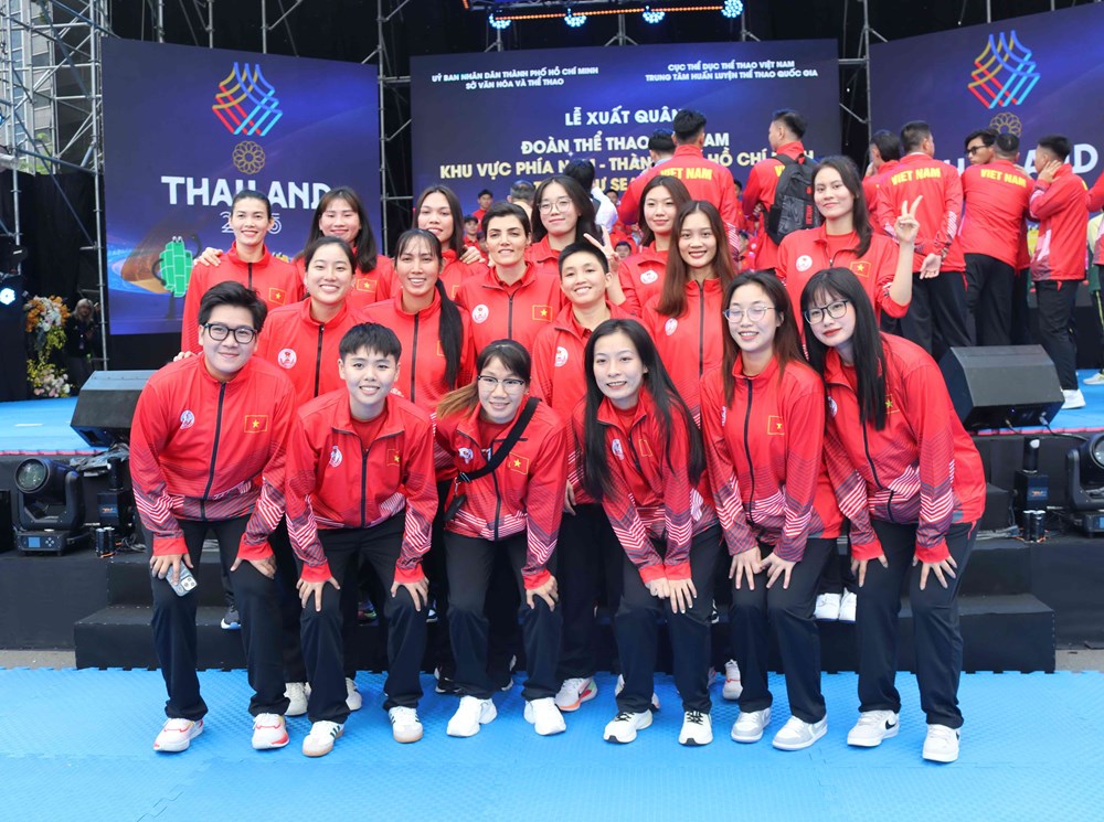 Đoàn Thể thao Việt Nam khu vực phía Nam làm lễ xuất quân tham dự SEA Games 33 - ảnh 9