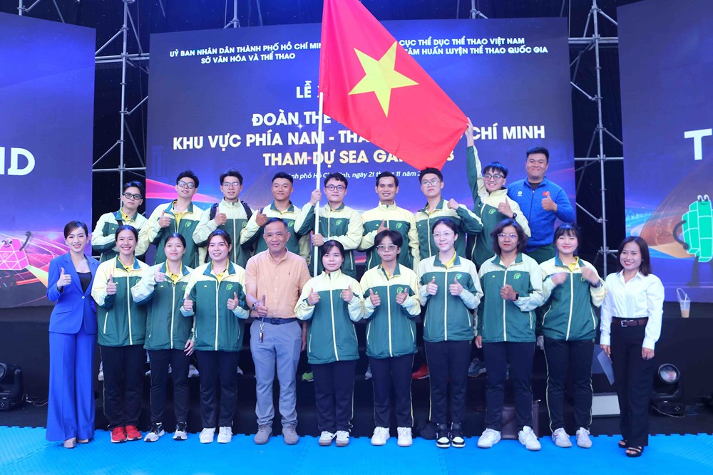 Đoàn Thể thao Việt Nam khu vực phía Nam làm lễ xuất quân tham dự SEA Games 33 - ảnh 11