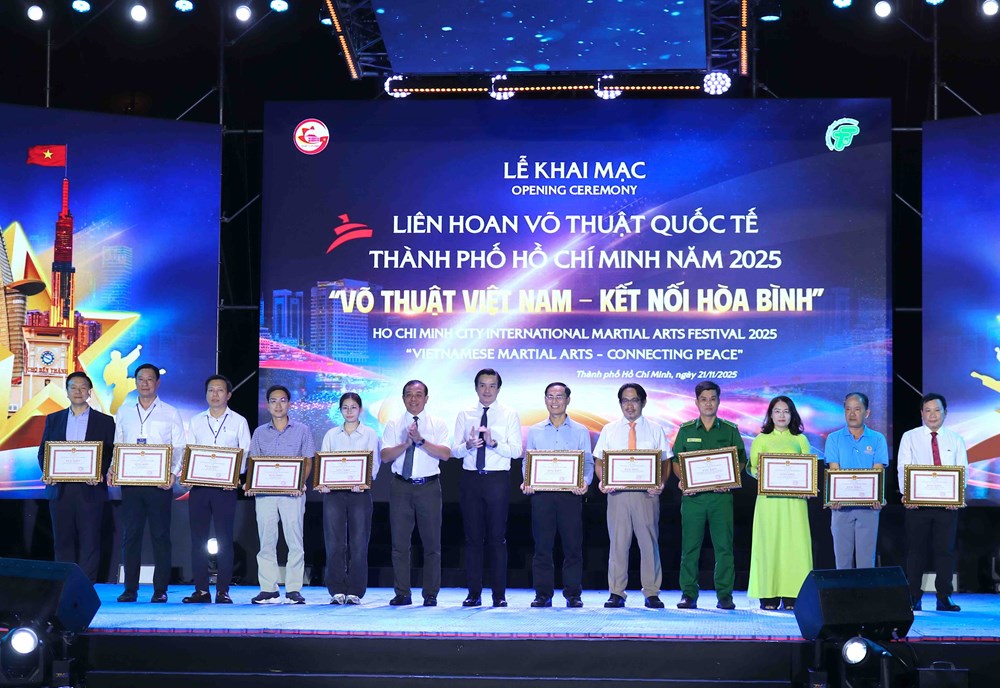 Khai mạc Liên hoan Võ thuật quốc tế TP.HCM 2025 - ảnh 3