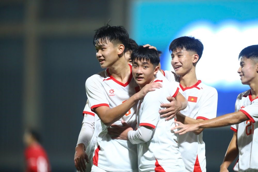 U17 Việt Nam thắng đậm trận ra quân Vòng loại U17 châu Á 2026 - ảnh 1