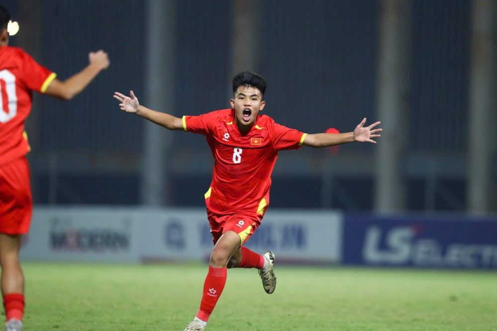 U17 Việt Nam thắng trận thứ ba liên tiếp tại Vòng loại U17 châu Á 2026 - ảnh 1