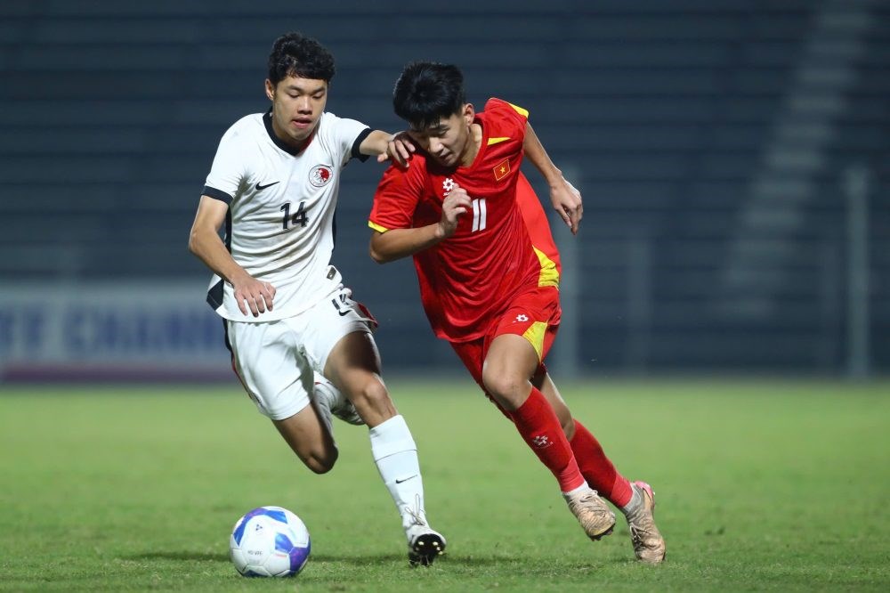 U17 Việt Nam thắng trận thứ ba liên tiếp tại Vòng loại U17 châu Á 2026 - ảnh 3