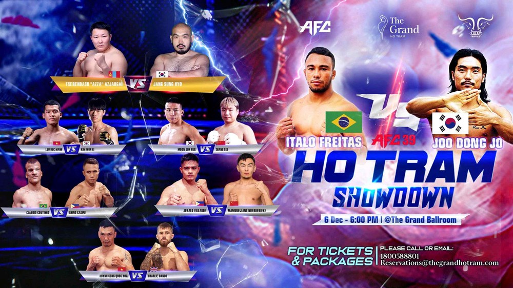 Đấu trường MMA đỉnh cao AFC trở lại Việt Nam - ảnh 1