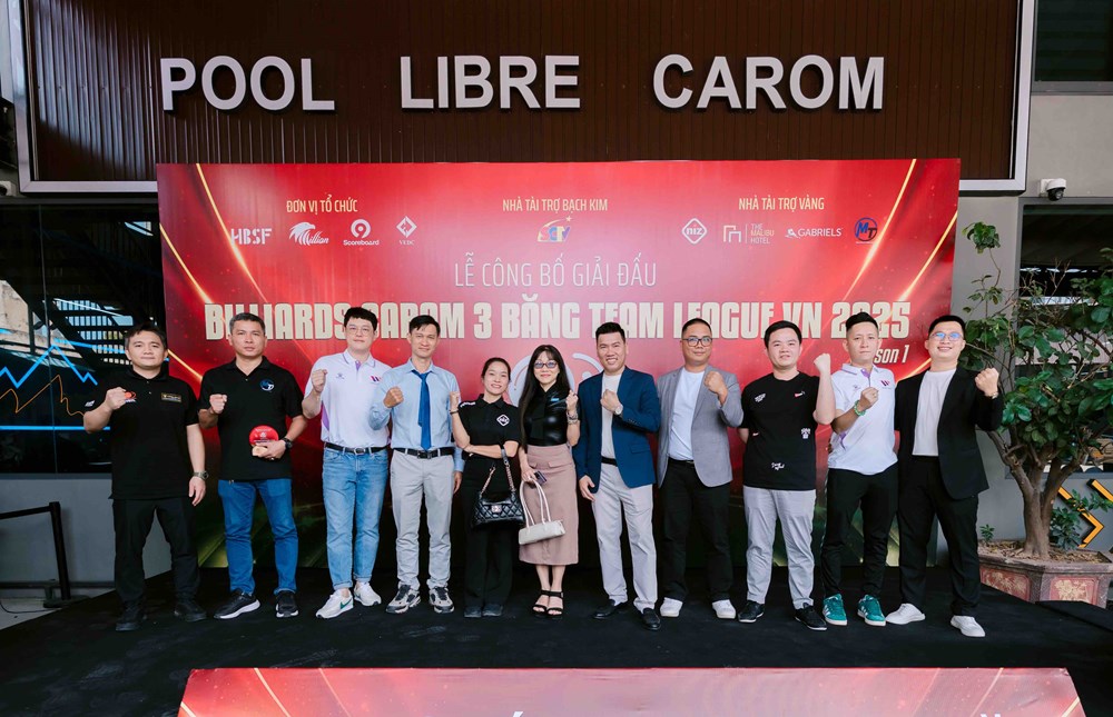 Billiards Carom 3 băng Việt Nam lần đầu tiên tổ chức giải đồng đội có thể thức hấp dẫn - ảnh 6