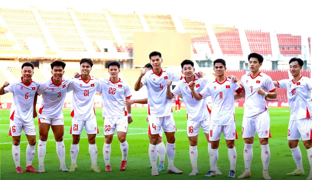 Thắng U22 Lào, U22 Việt Nam có khởi đầu thuận lợi tại SEA Games 33 - ảnh 5