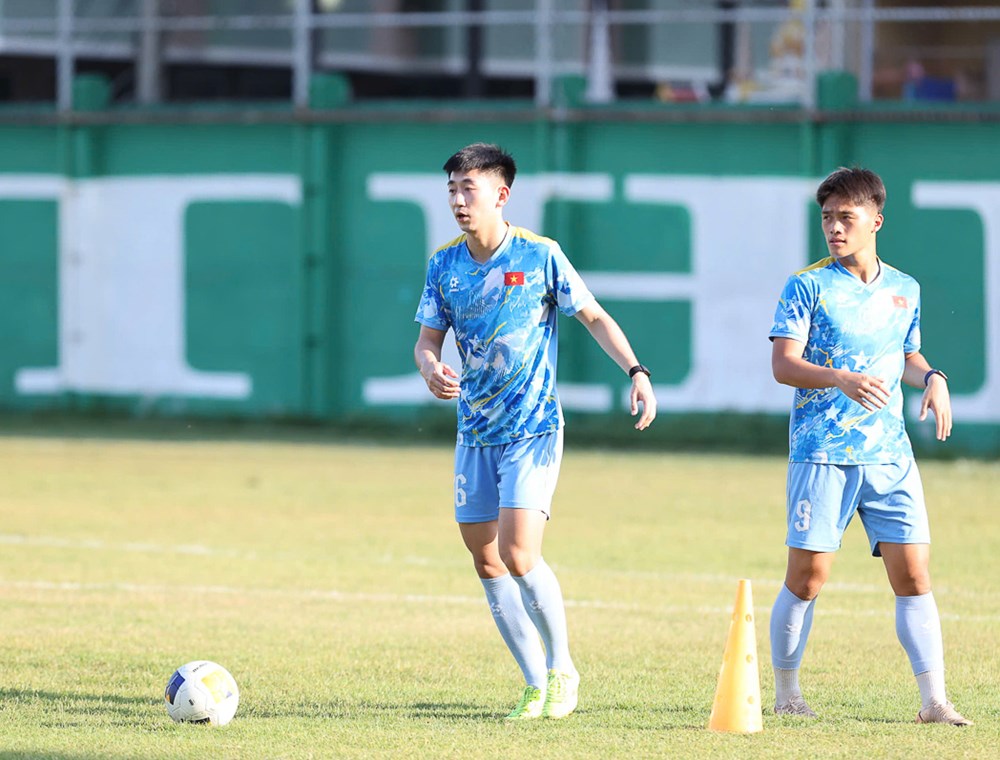 U22 Việt Nam nỗ lực chuẩn bị chu toàn cho trận đấu với U22 Malaysia - ảnh 3