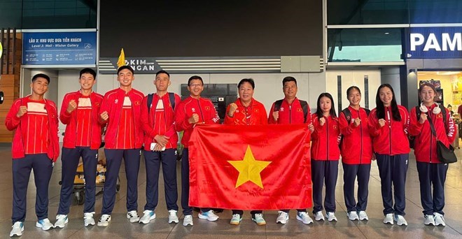 Đội tuyển bóng rổ, bóng chuyền nữ, quần vợt lên đường sang Thái Lan dự SEA Games 33 - ảnh 3