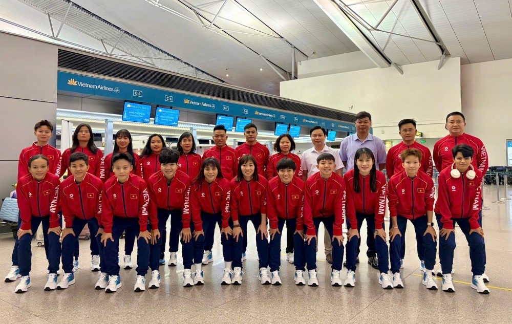 Đội tuyển Futsal nữ Việt Nam lên đường dự SEA Games 33 - ảnh 3