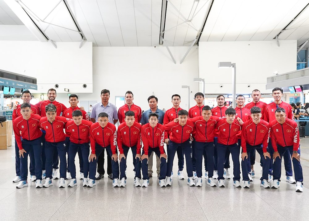 Futsal nam Việt Nam lên đường tham dự SEA Games 33 - ảnh 3