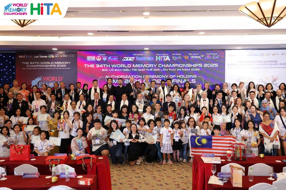 Việt Nam tổ chức thành công Giải “Siêu trí nhớ thế giới” 2025, để lại ấn tượng với bạn bè quốc tế - ảnh 6