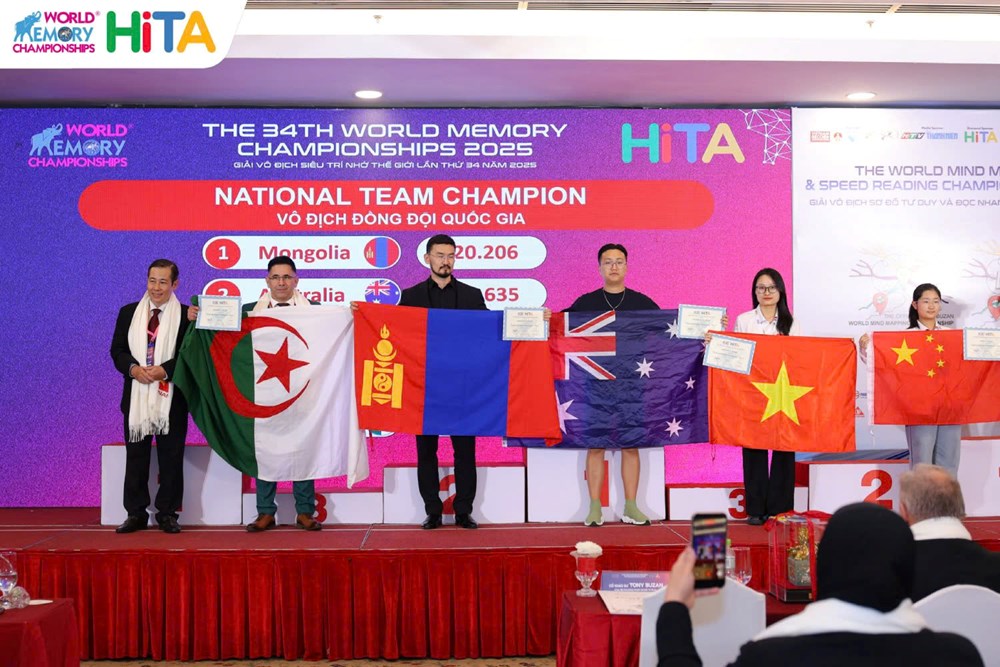 Việt Nam tổ chức thành công Giải “Siêu trí nhớ thế giới” 2025, để lại ấn tượng với bạn bè quốc tế - ảnh 3