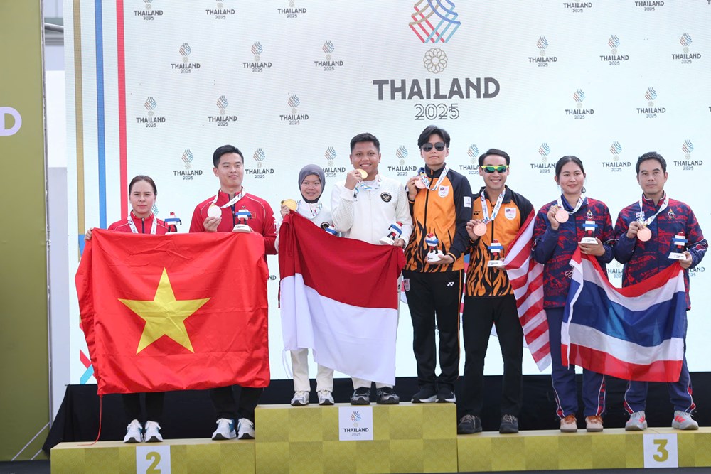 Thu Vinh, Quang Huy giành HCB đồng đội - ảnh 4