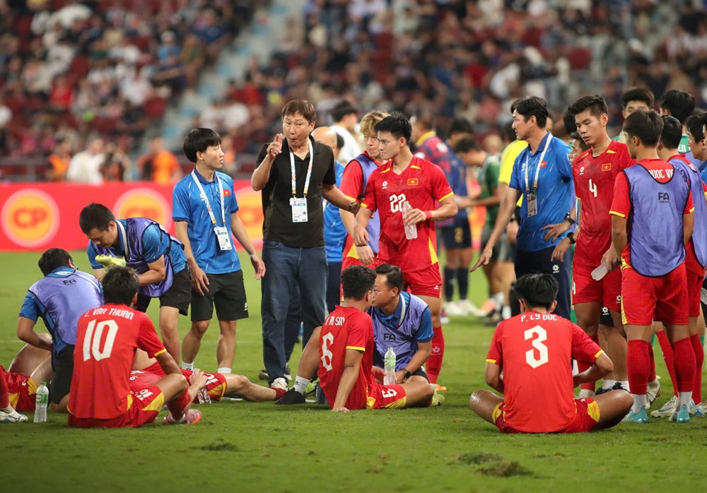 Giúp U22 Việt Nam giành HCV SEA Games 33, HLV Kim sang-sik hoàn tất hat-trick vô địch trong năm 2025 - ảnh 1