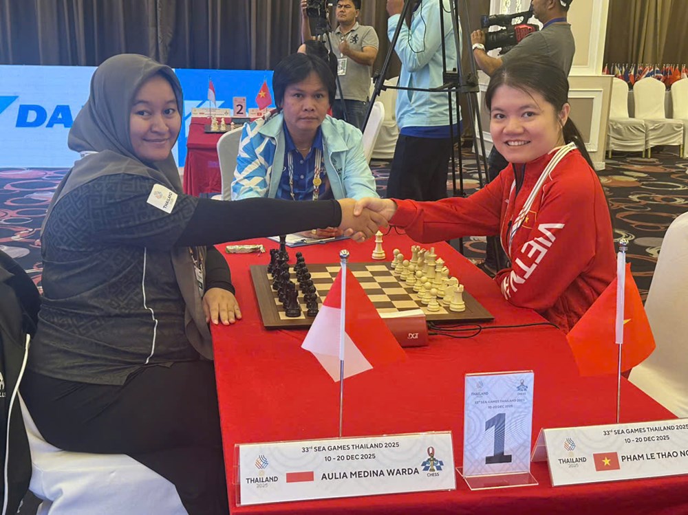 Vợ chồng Trường Sơn - Thảo Nguyên toả sáng giúp cờ vua Việt Nam giành cú đúp HCV - ảnh 3