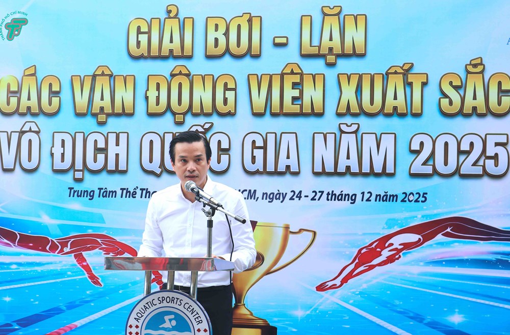 Khởi tranh Giải bơi - lặn các VĐV xuất sắc quốc gia 2025 - ảnh 1